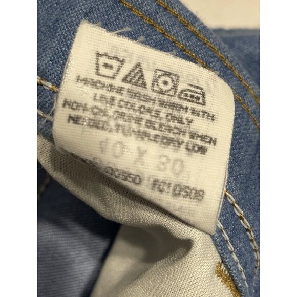 Wrangler Men's Vintage Pleated Denim Jeans Size 40×30 Made In USA - Picture 6 of 6